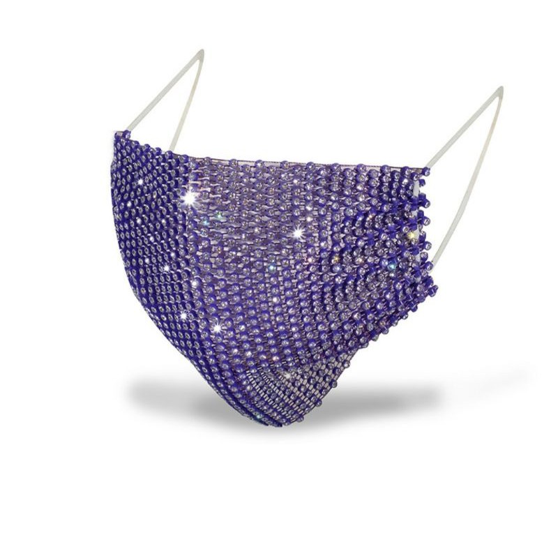 [HÀNG MỚI VỀ] Khẩu Trang Đính Đá Pha Lê Kim Sa Lấp Lánh Kim Tuyến Khẩu Trang Hot Trend Tiktok Sắc Màu Nhiều Màu XUMI800 | BigBuy360 - bigbuy360.vn
