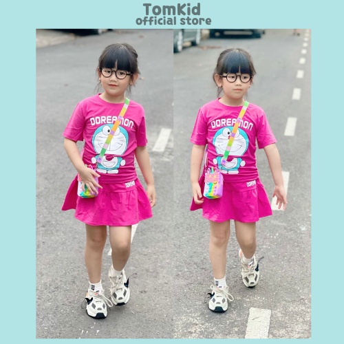 Chân váy thun lạnh 3d loại 1 bé gái 10-42kg ( có quần trong)