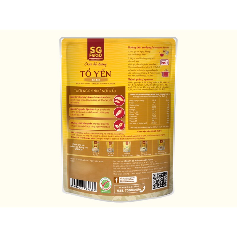 Cháo Tổ Yến Bát Bảo | BigBuy360 - bigbuy360.vn