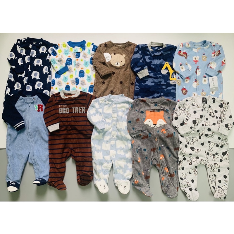 {Size 0-3M} Body nỉ cho bé 3-5kg