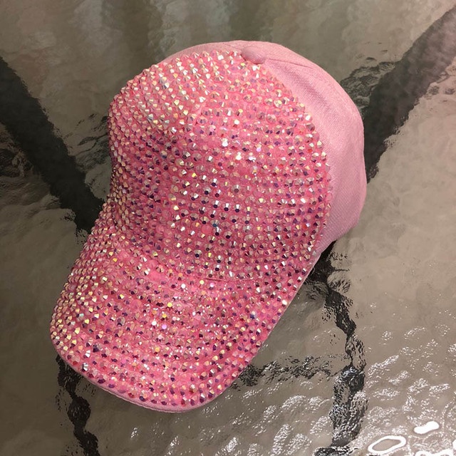 Mũ Lưỡi Trai Đính Đá Lấp Lánh Sang Trọng Thời Trang Xuân Hè Cho Nữ