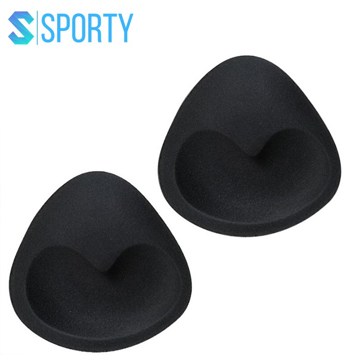 Miếng lót có độn ngực xốp hình tam giác (2 miếng) cao cấp dày dặn ML3 dùng lót váy, đầm, bikini, đồ tập gym SPORTY