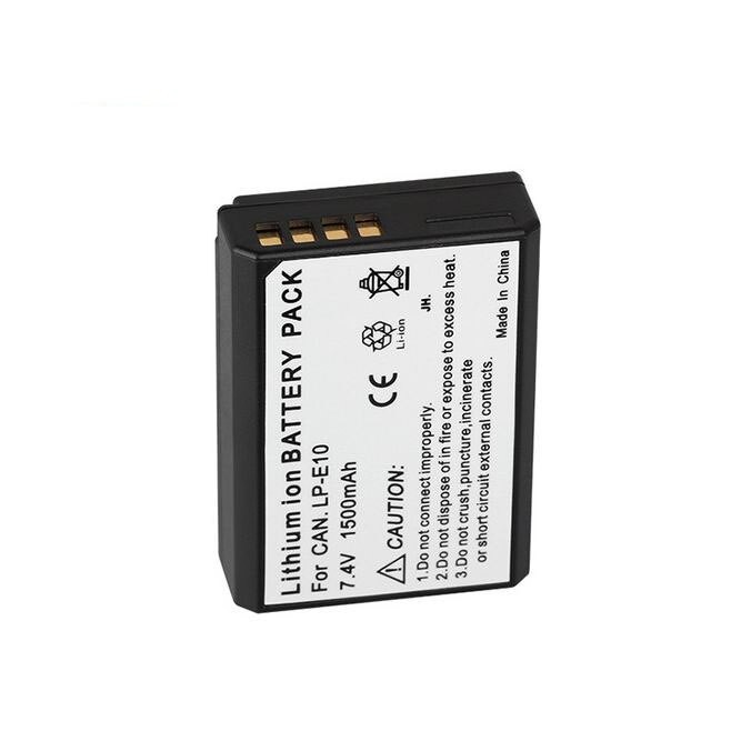 PIN SẠC CHO MÁY ẢNH CANON LI-ION 7.4V 1500MAH LP-E10