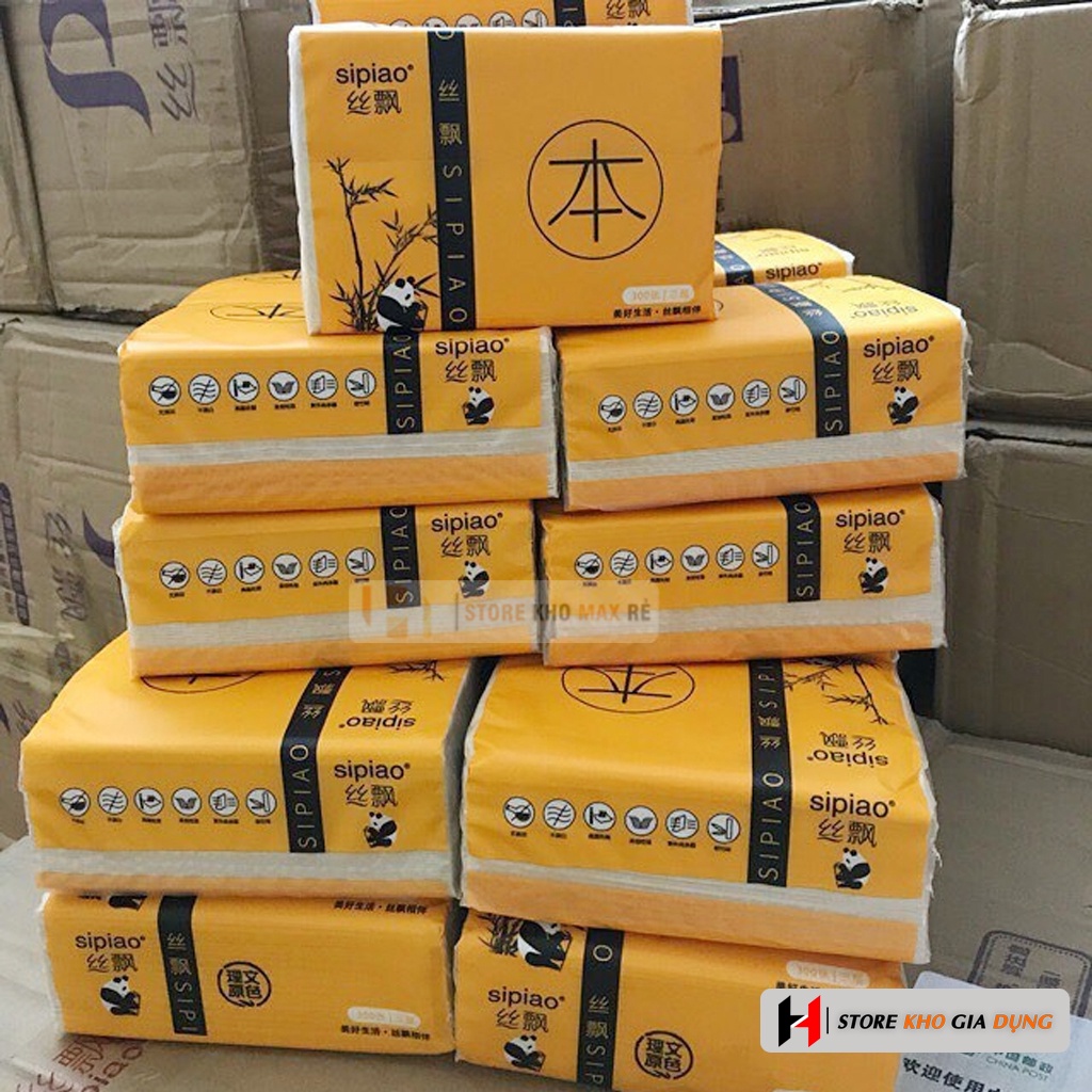 Giấy Ăn Gấu Trúc Thùng 30 Gói