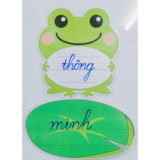 Ếch & Lá sen handmade (Đồ Dùng Dạy Học MIKI)