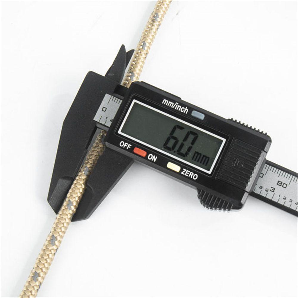 Dây Dù Màu Phản Quang 4 / 6mm Kèm Móc Tùy Chỉnh Tiện Dụng Cho Hoạt Động Ngoài Trời