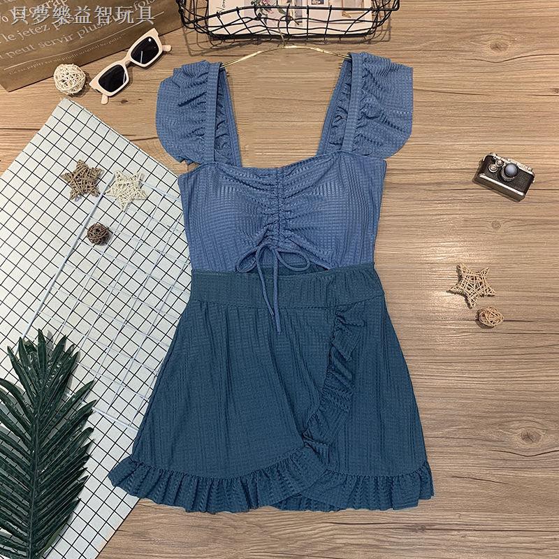 Bộ Đồ Bơi Hai Mảnh Họa Tiết Chấm Bi Xinh Xắn Phong Cách Hàn Quốc | BigBuy360 - bigbuy360.vn