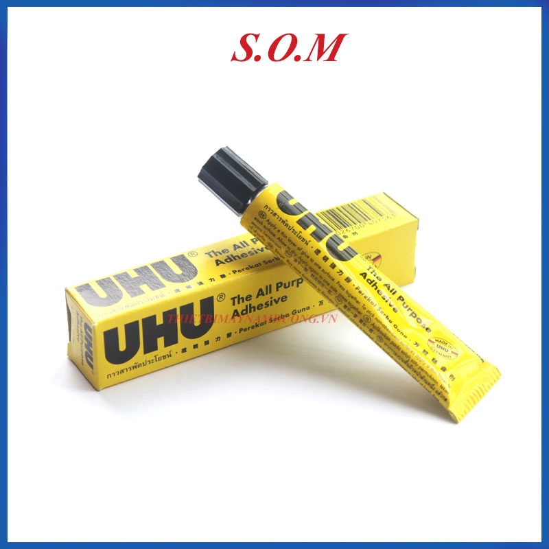 Keo dán vải > Keo dán đa năng UHU 35ml - GUHU trong suốt, nhanh khô, mềm dẻo