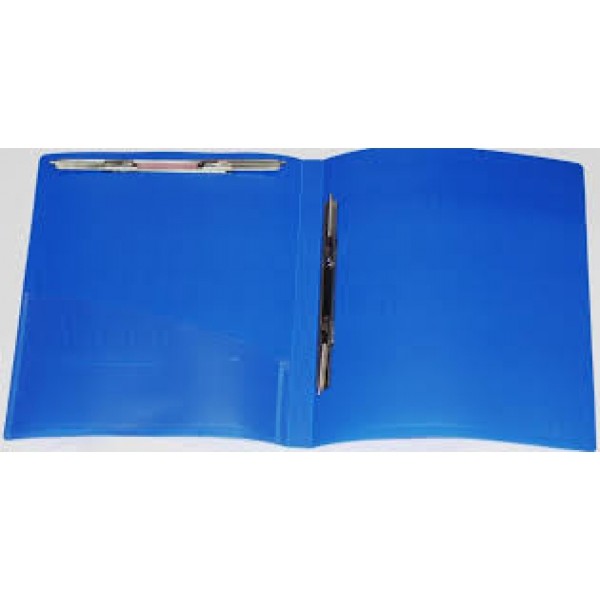 Bìa nhựa 2 lò xo A4, file lò xo kẹp tài liệu khổ A4 xanh dương