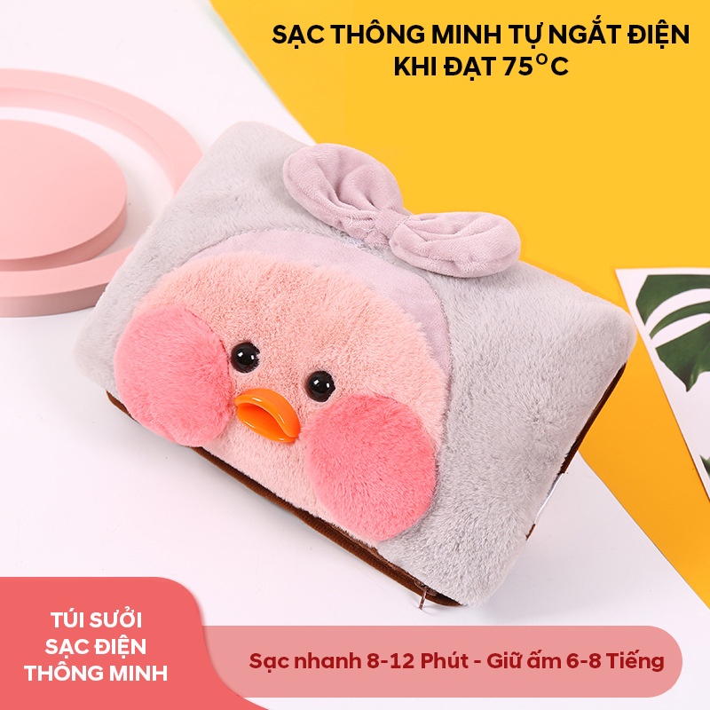 Túi Sưởi ấm Chườm nóng sạc điện thông minh hình thú siêu dễ thương