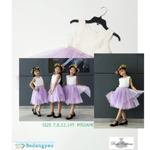 ĐẦM XUẤT MỸ HIỆU ROEM GIRL SIZE 20-45KG