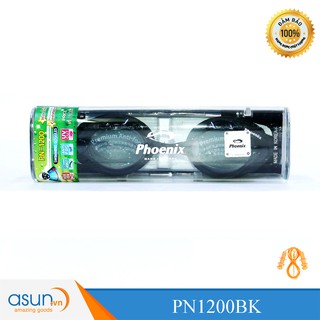 Kính bơi phoenix chính hãng chuyên nghiệp hàn quốc pn1200 màu đen p1200bk