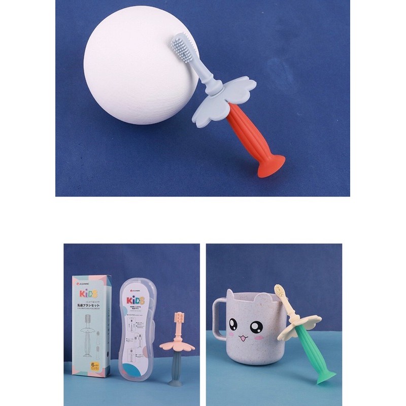 Bàn chải đánh răng 3 giai đoạn KIDS cho bé hàng xuất nhật