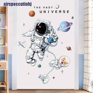 Miếng Dán Tường Trang Trí Hình Phi Hành Gia Độc Đáo