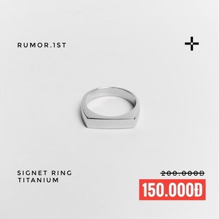 Nhẫn I Signet ngón út