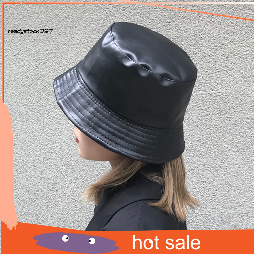 Re Bucket Hat Skin-friendly Decorative Cotton Breathable Fisherman Cap for Daily Life