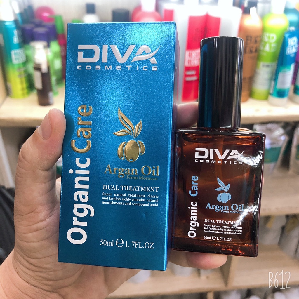 Tinh dầu dưỡng tóc Diva organic phục hồi tóc mềm mượt 50ml