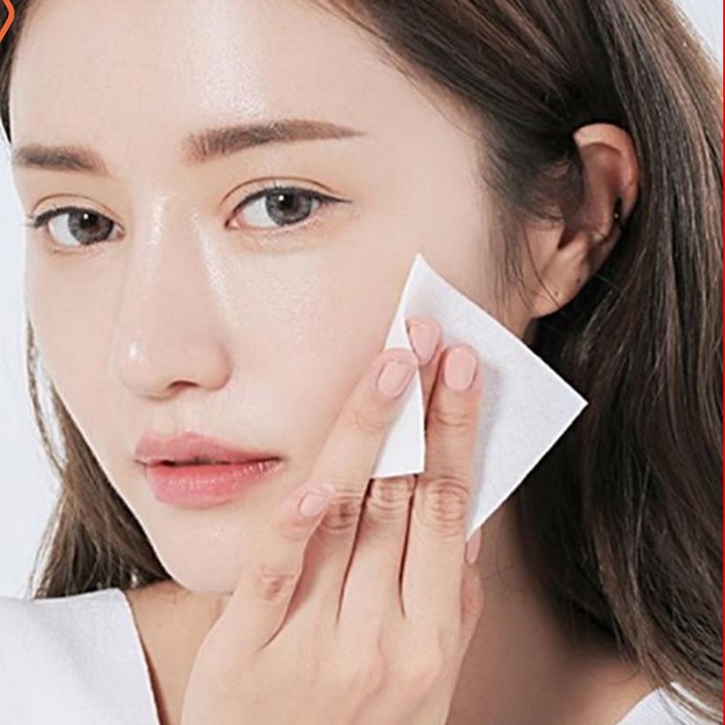 Bông tẩy trang Yiling 200 miếng làm sạch sâu trang điểm xóa đi bụi bẩn( 100% cotton)