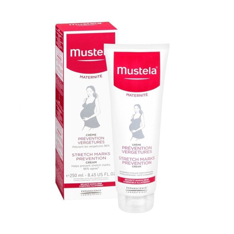 KEM DƯỠNG NGĂN NGỪA RẠN DA CHO BÀ BẦU MUSTELA STRETCH MARKS PREVENTION CREAM 150ML CHÍNH HÃNG - 6111