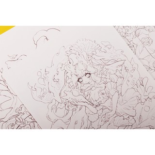 Line art nét vẽ cực đặc biệt, lạ