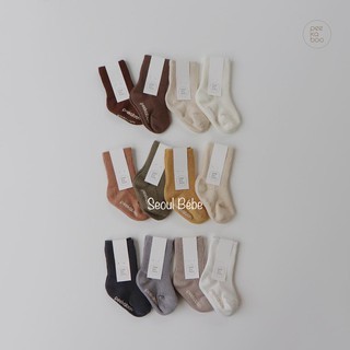 Set 4 đôi tất bắp Peekaboo