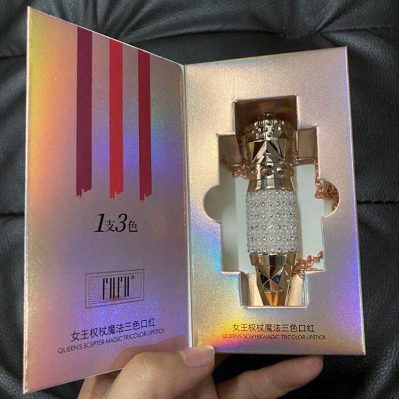 Son Môi Ba Màu Lì Mềm Mại Lâu Trôi Chống Thấm Nước Dành Cho Nữ | BigBuy360 - bigbuy360.vn