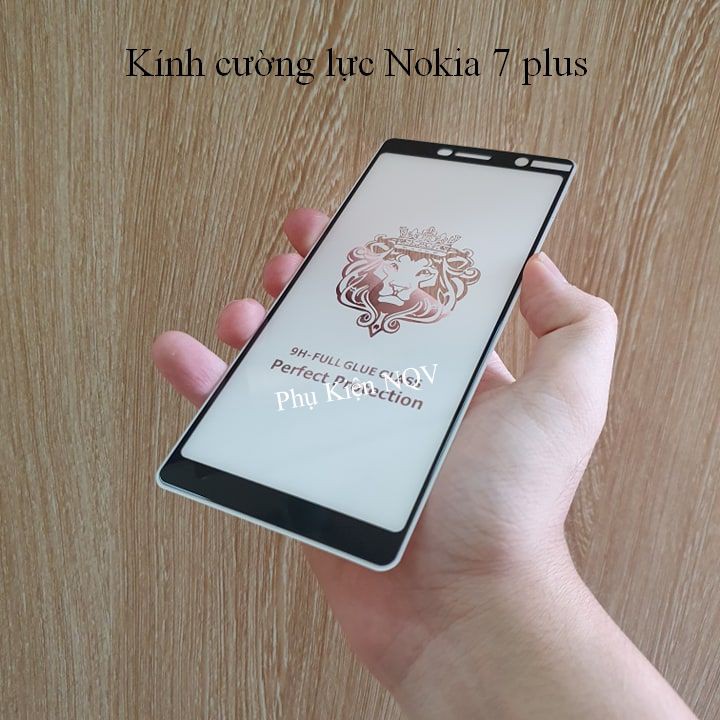 Nokia 7 plus|| Kính cường lực Full màn hình Nokia 7 plus