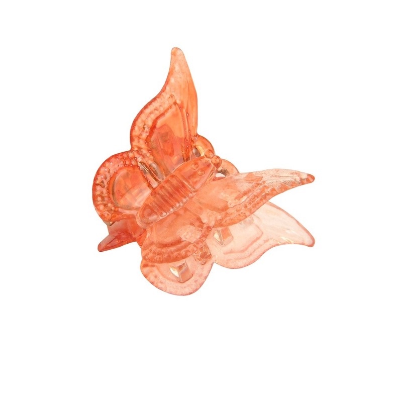 Kẹp Tóc Nhựa Hình Bướm Nhiều Màu