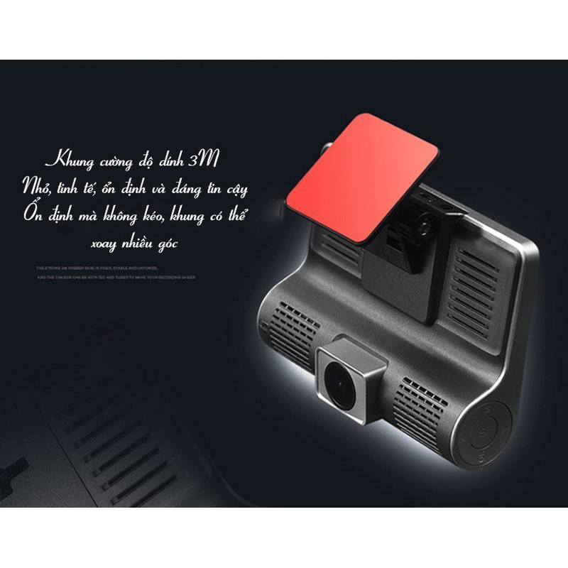 [ COMBO 5 ] Camera hành trình ô tô 3 mắt camera riêng, màn hình 4 inh full HD 1080 | BigBuy360 - bigbuy360.vn