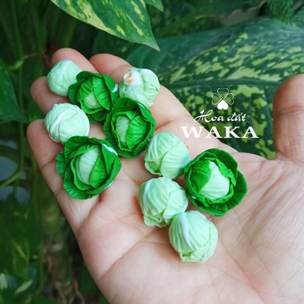 Mô hình Cải Bắp Hoa Mini - Rau Củ Quả Mini 1/12