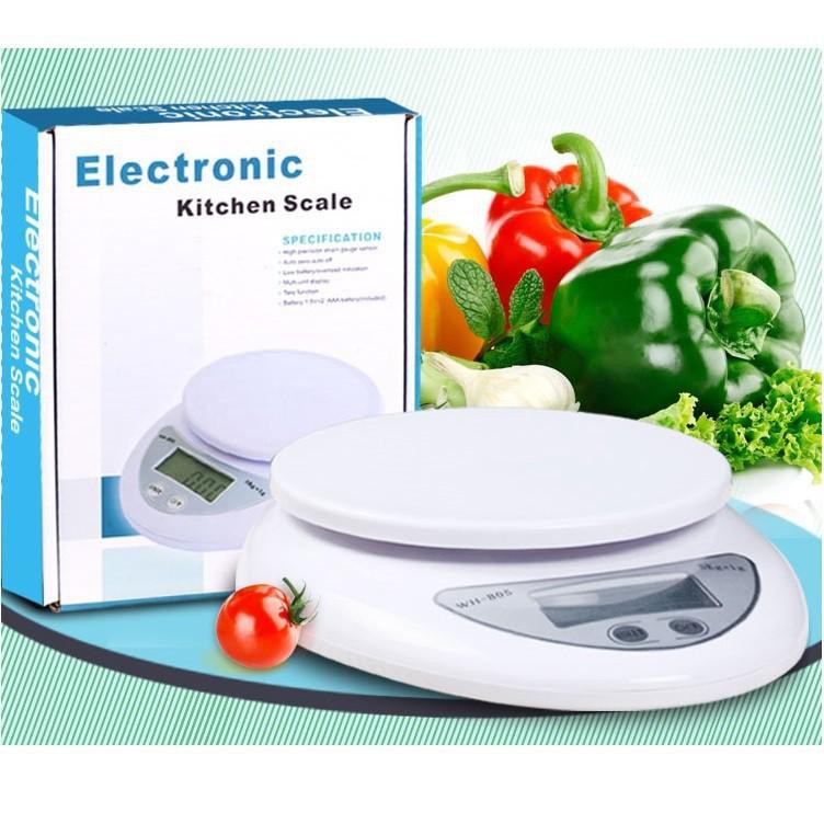 Cân Tiểu Ly 5 Kg Electronic Kitchen Scale – cân thực phẩm gia vị nhà bếp tiện dụng