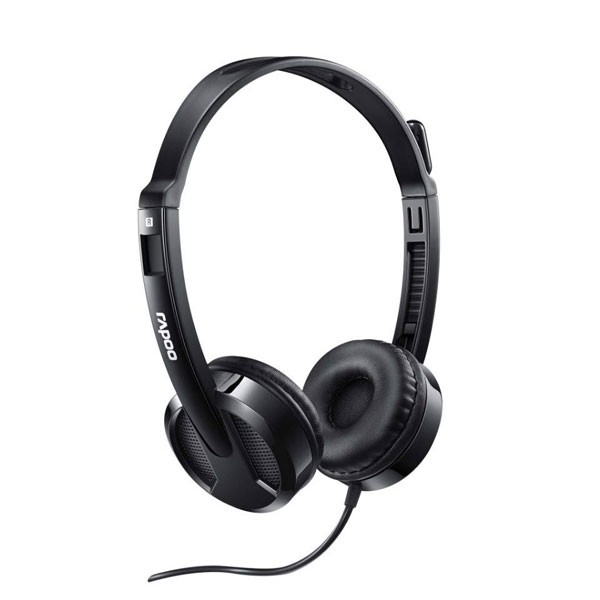 [Mã 2404EL10K giảm 10K đơn 20K] Tai nghe chụp tai On-ear Rapoo H120 - USB Stereo