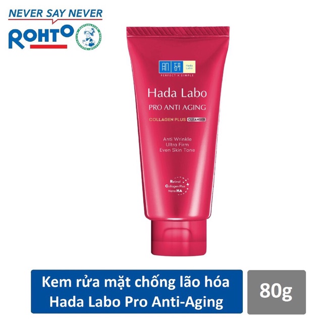 KEM RỬA MẶT DƯỠNG CHUYÊN BIỆT HADA LABO 80g