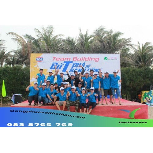 BAO RẺ báo giá đồng phục teambuilding tại bình dương