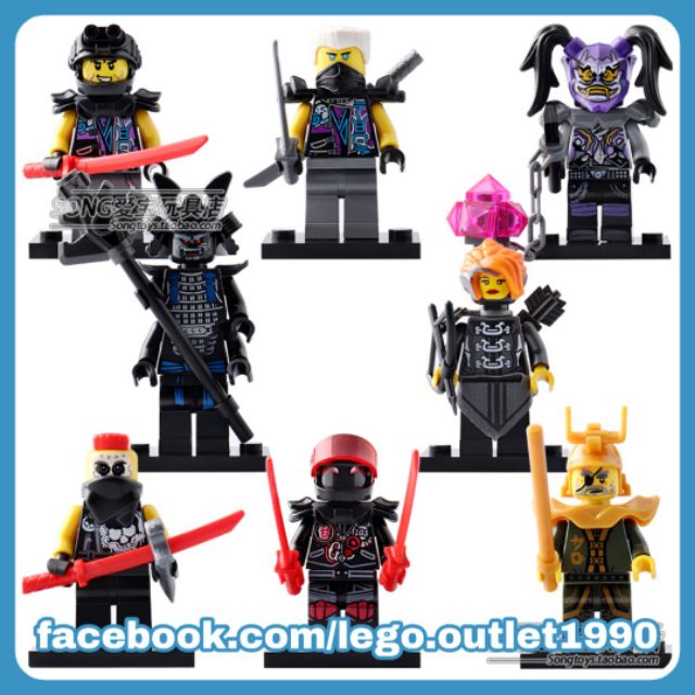 Xếp hình Ninjago Garmadon Lego Minifigures LeLe A009 016