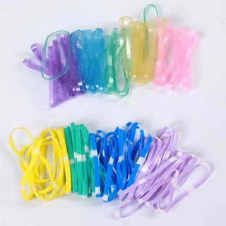 Bộ 140 dây buộc tóc, nịt buộc tóc