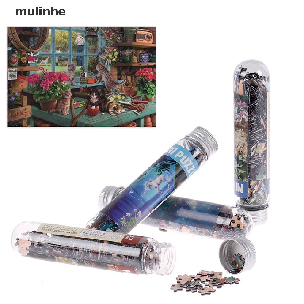 Mulinhe Bộ Đồ Chơi Xếp Hình 150 Mảnh Hình Tranh Sơn Dầu mini Cho Bé