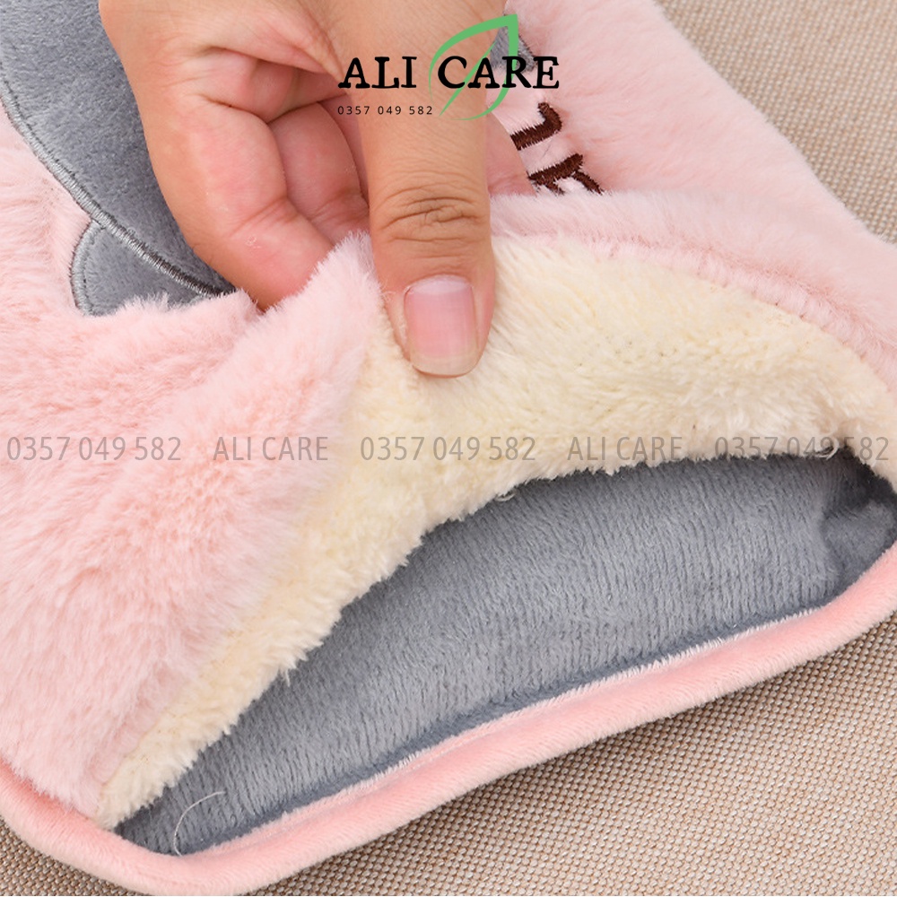 Túi chườm bụng kinh sạc điện tự ngắt cao cấp, chườm nóng giảm đau bụng kinh, chườm cổ vai gáy, sưởi ấm tay chân ALI CARE