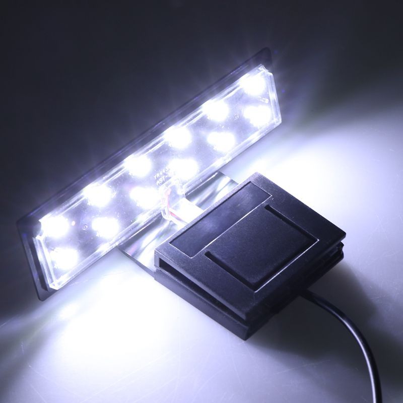 Đèn led 12 bóng có kẹp gắn trang trí bể cá tiện dụng