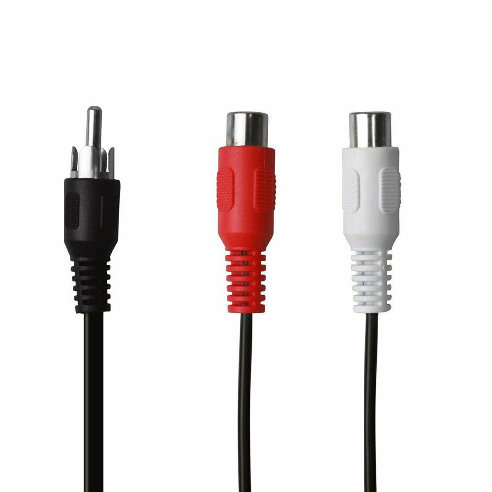 BTLIMER Cáp Chia Âm Thanh RCA 6 inch Sang 2Rca Chuyên NghiệP