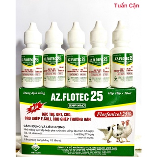 Az Flotec Hen-khẹc, khò-khe, phân-xanh-phân-trắng vật-nuôi