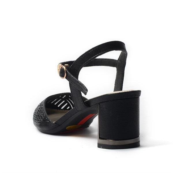 Sandal nữ BQ ❤️FREESHIP❤️ Giày slingback cao gót thời trang nữ BQ quai lưới đính đá  GB1112