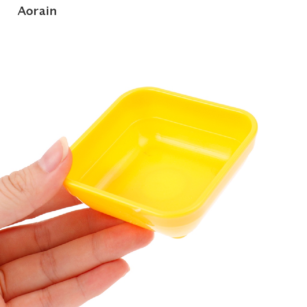 Bộ 3 Dĩa Đồ Chơi Mini Màu Trắng Cho Nhà Búp Bê