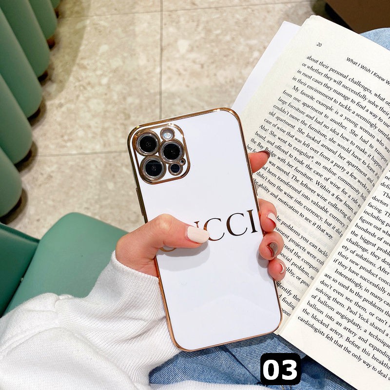 [HOT] Ốp Lưng Dẻo Gucci Mạ Crom Viền Xi Điện Thoại Iphone6/6plus/6s/6splus/7/7plus/8/8plus/X/Xr/Xs/11/12/Pro/Promax