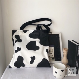 Túi tote bò sữa