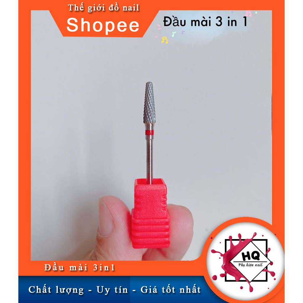 Đầu mài 3in1 với 3 công dụng làm nail vô cùng tiện ích