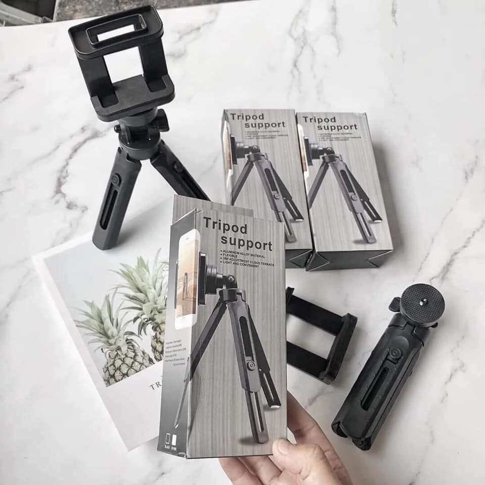 Giá Đỡ Điện Thoại 3 Chân Tripod MT01 Để Bàn Chân Ngắn.