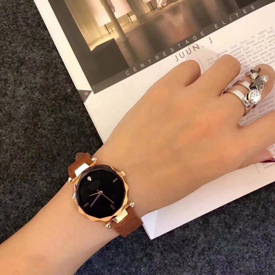 [GIÁ SHOCK] ĐỒNG HỒ NỮ DÂY DA MẶT ĐÁ KIM CƯƠNG DÂY DA LỘN MS032 SIÊU PHẨM CỰC HOT | BigBuy360 - bigbuy360.vn