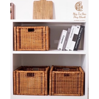 Giỏ mây đựng đồ, thùng đựng quần áo bằng mây