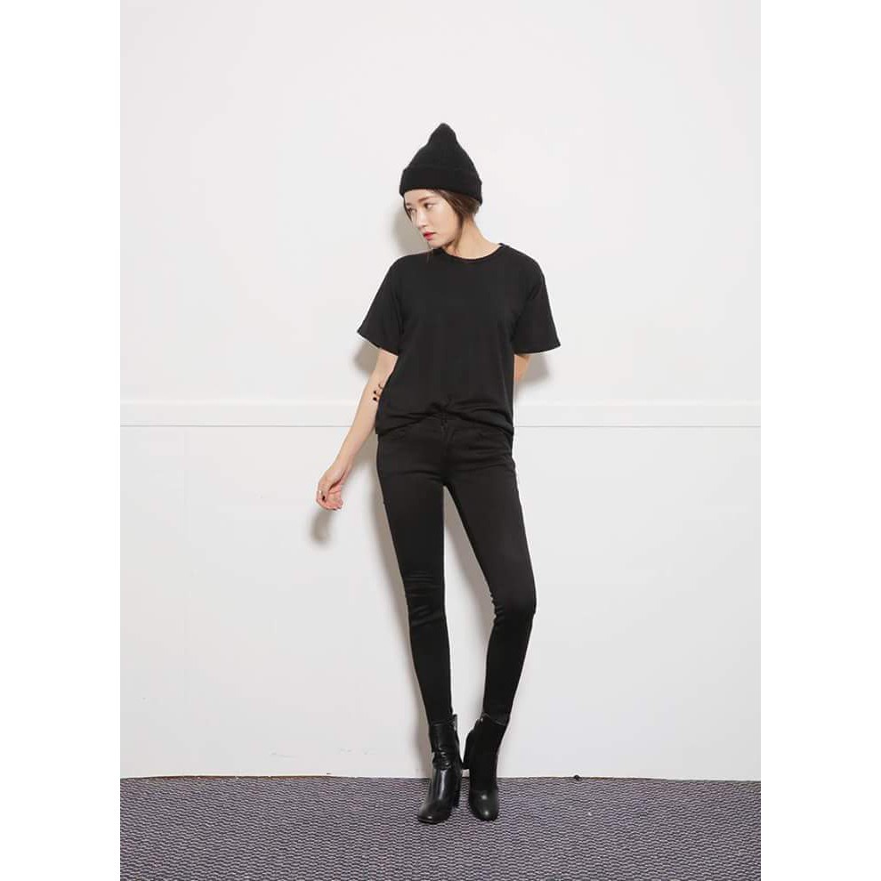 Az 69 Áo Thun  Tay Lỡ Chất Cotton  Dày Dặn  Áo Thun Trơn - Hazo